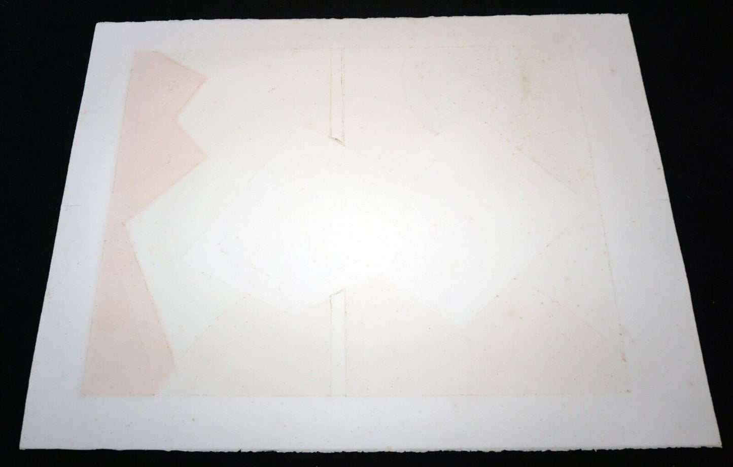 86 Washington DC Block Print 10/25 Arrival II by Jacob Kainen (1909-2001)(Mod)