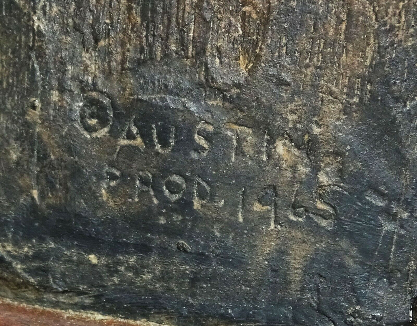 1965 US Picassoesque Cubist Horn Player Sculpture by Austin Production (ScD)