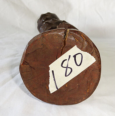 20CT African Zaire Tribal Twin Ancestral Figure Sculpture Carving (Eic)