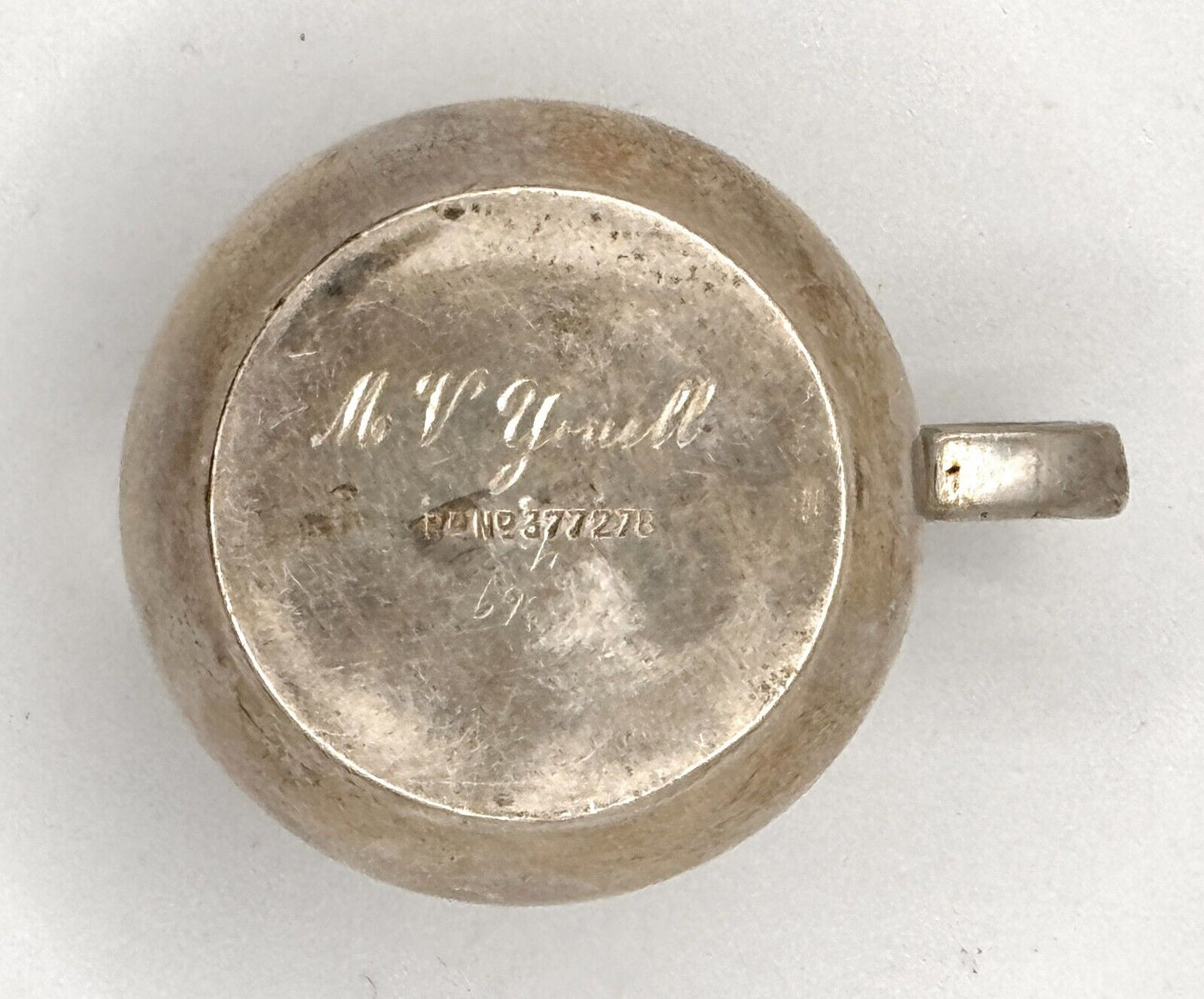 1910 British Sterling Silver Creamer by Charles Edwards, London (WeP)