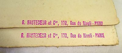 2x 1930s French Travel Color Etchings Prints Alpine & Port Scene signed (Gem)