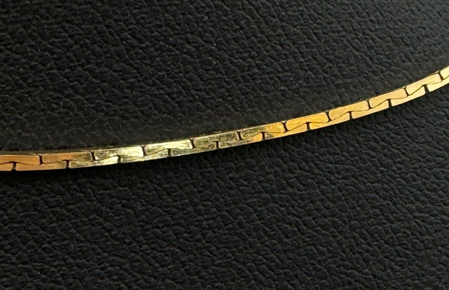 Vintage Italian 14k Yellow Gold Venetian Chain Necklace 16" (1450)