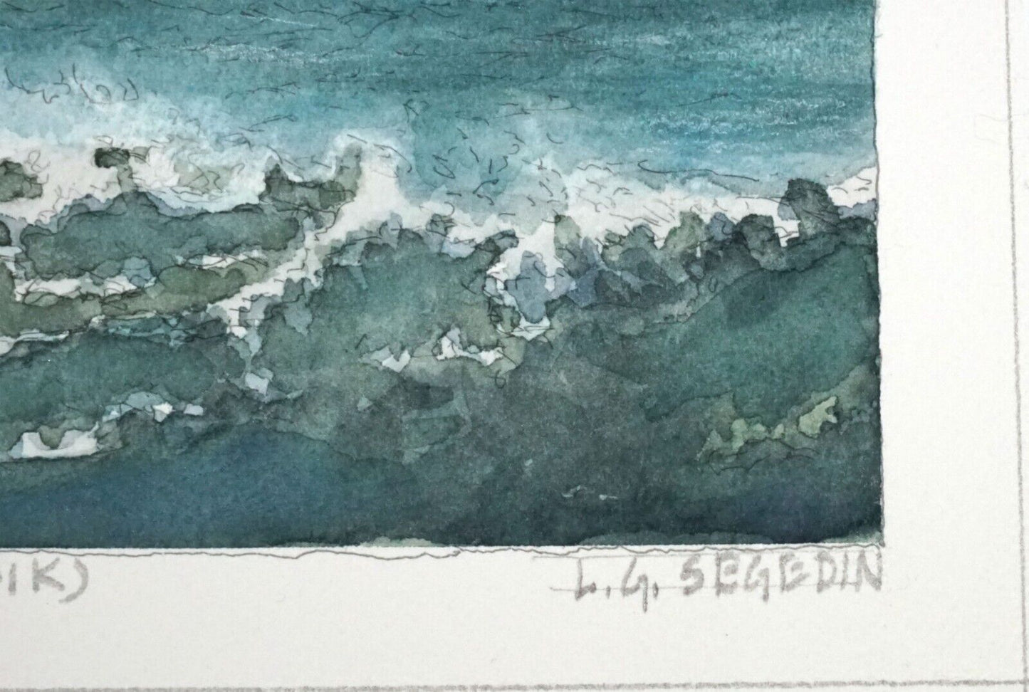 Hawaii Watercolor Painting Eddie Aikau Surf Contest 2023 by Larry Segedin #198