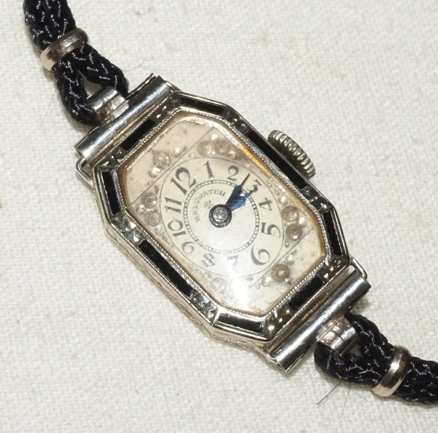 1920s Swiss 14k White Gold Ladies Wristwatch by Hoffman Watch Co. (BeM)#5