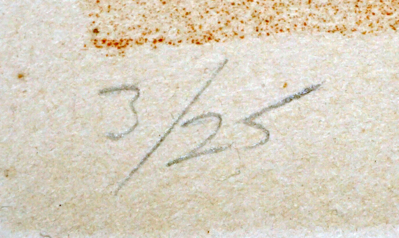 1973 Hawaii Litho Print 3/25 "Madusa" by Kenneth Wayne Bushnell (b.1933) (NoN)