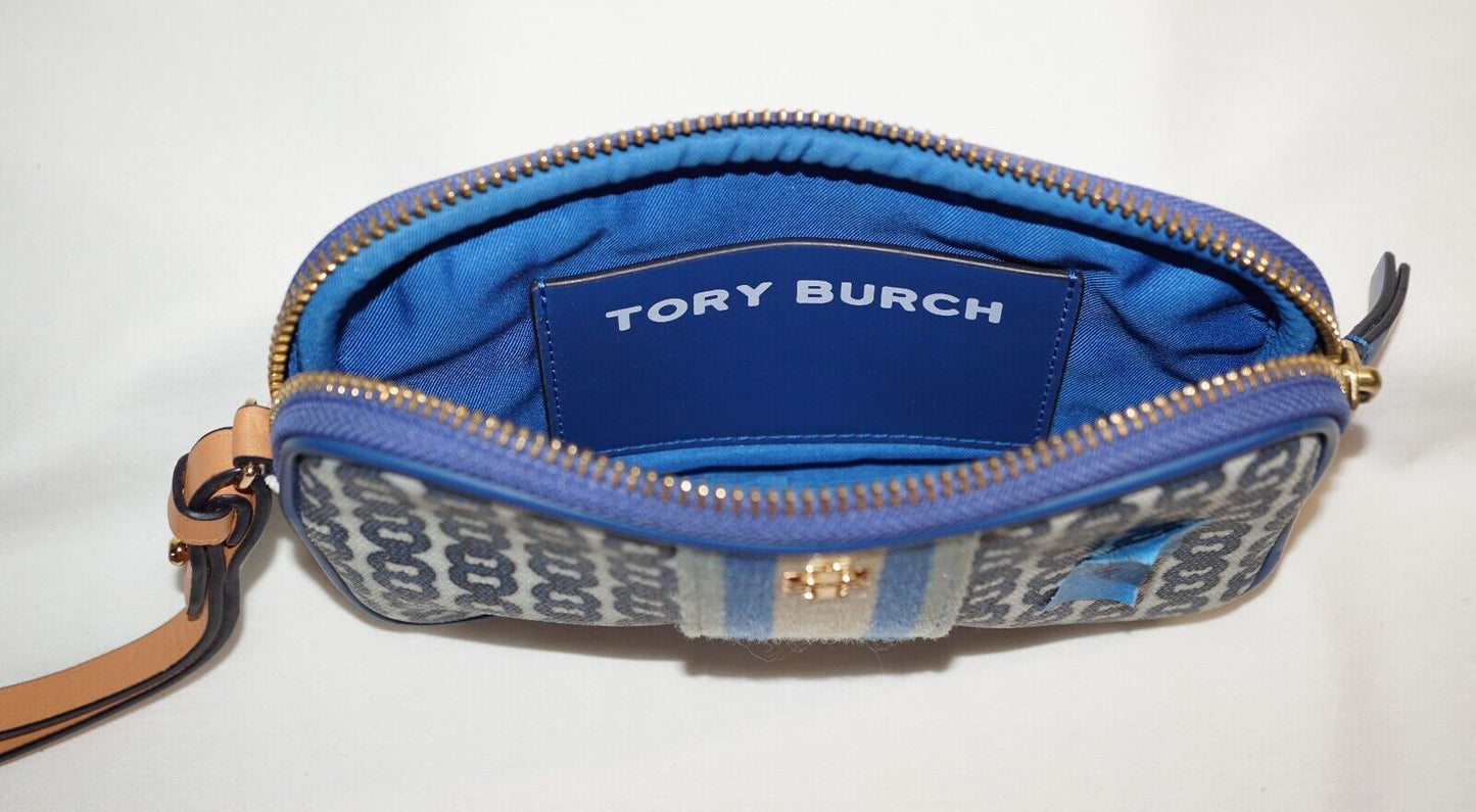 Tori Burch Gemini Link Canvas Wristlet (InS)37