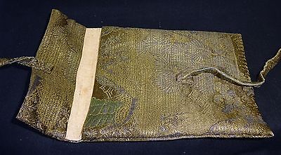 3x 19/20CT Japanese Silk Brocade Purses (Par)