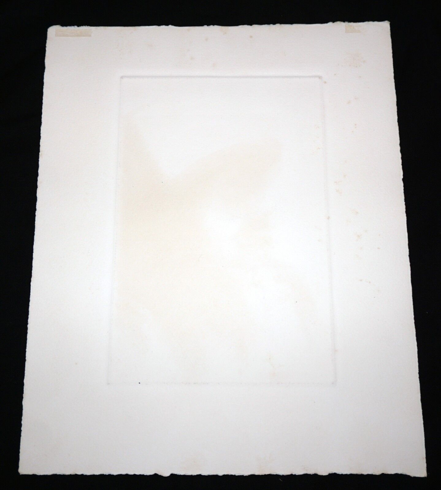 '60s California Etching Print "Male Portrait" by Thomas Cornell (1937-2012)(Mod)