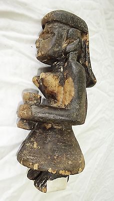 19C/20C Indonesian Nias Island Tribal Carved Ancestral Figure Statue (Eic)