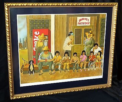 1980s French/Hawaii Color Litho 99/350 Da Hang's Pastry Shop by Guy Buffet (Hot)