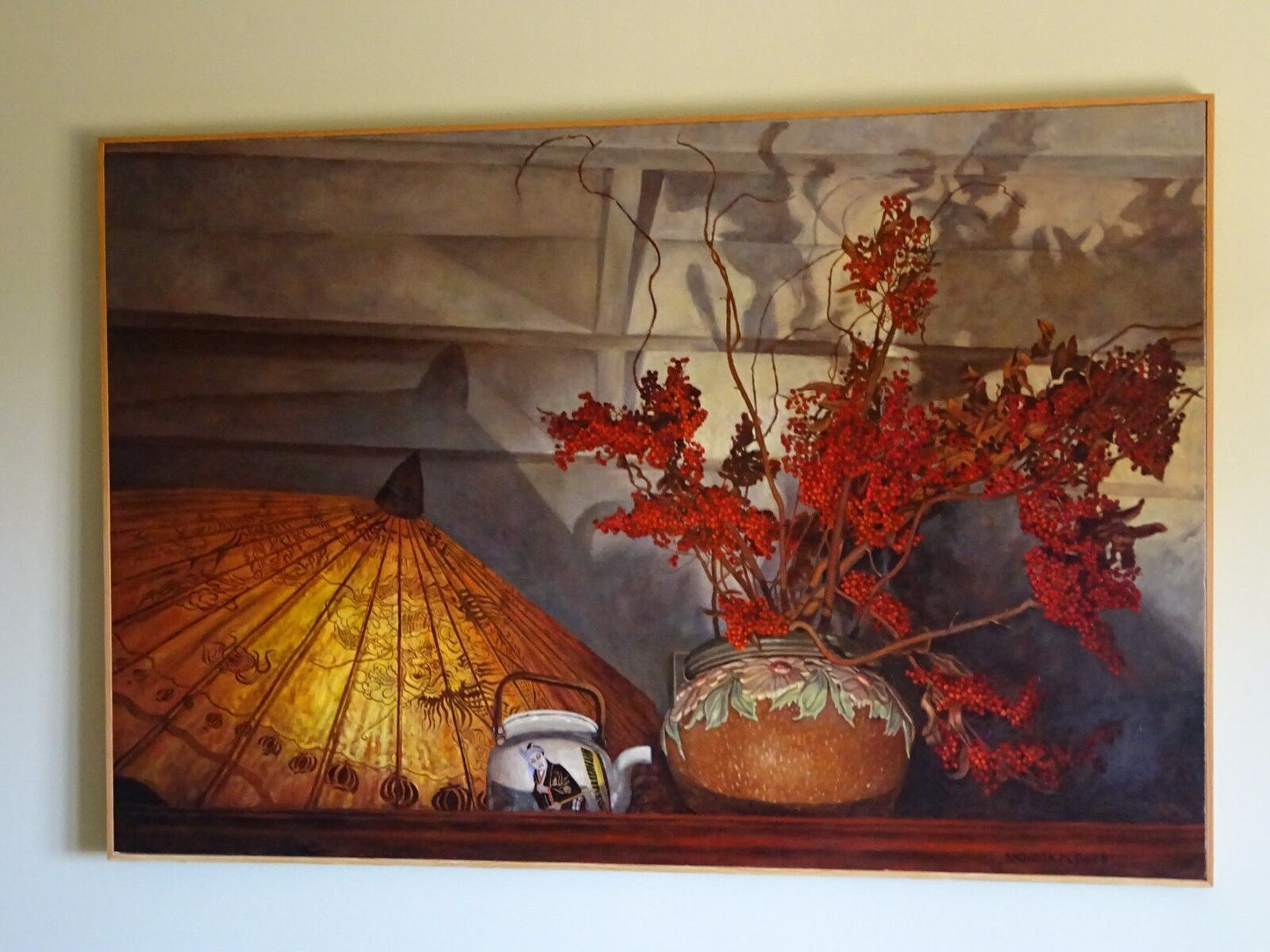 Hawaii Oil Still Life Painting "Kage - Shadows" by Snowden Hodges (Sho)