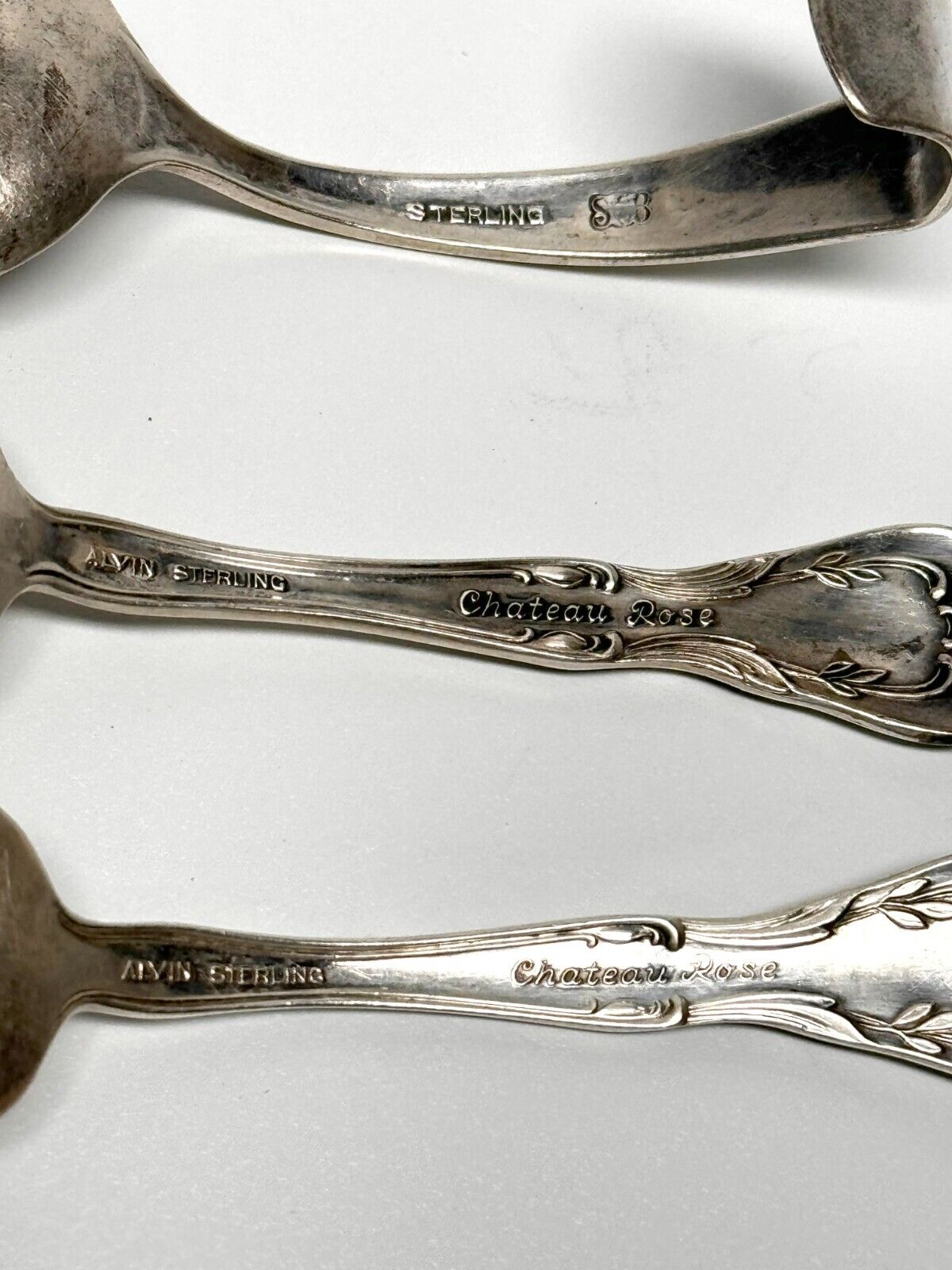 Vintage Sterling Silver Baby Feeding Set – Chateau Rose by Alvin (MiM)