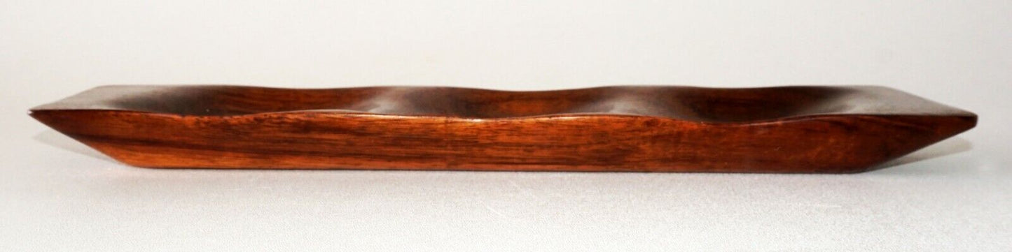 Hawaii Modernist Koa Hard Wood 3x Section Serving Tray by Dave Witkus (SRi)