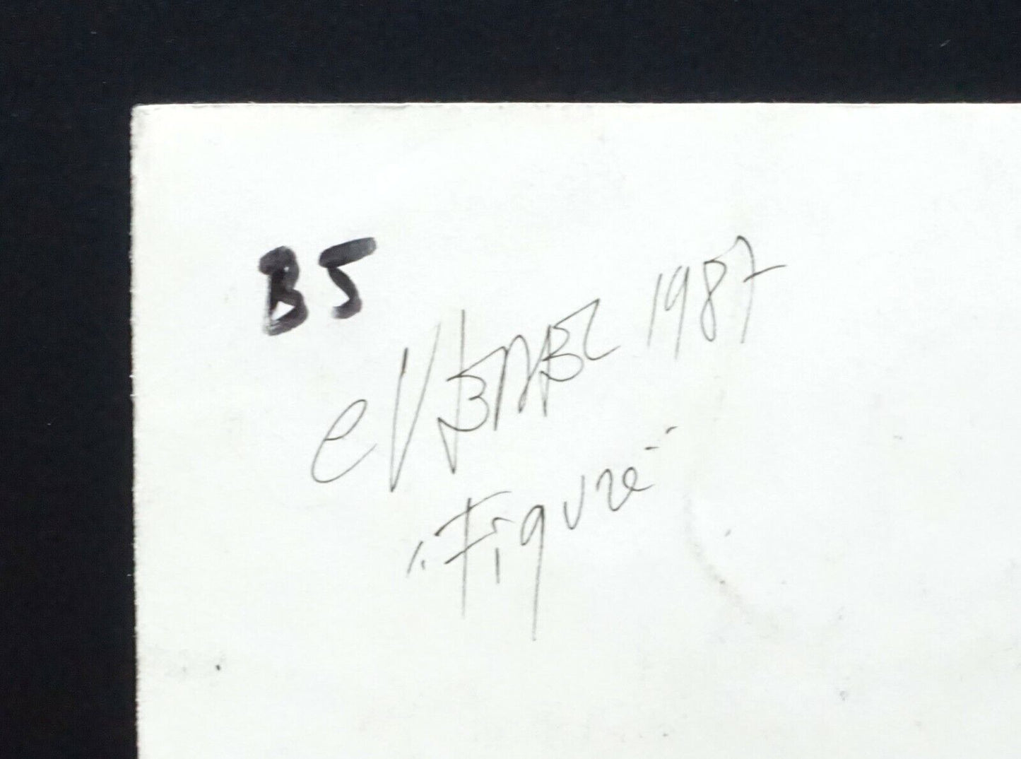 France HI Outsider Art Mixed Media Ink Painting Female by Claude Vedel (EtJ)#18