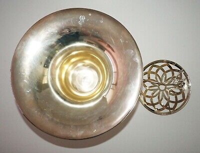 1920s US Large Sterling Silver Trumpet Vase w. Insert by Tiffany & Co. (Cwo)