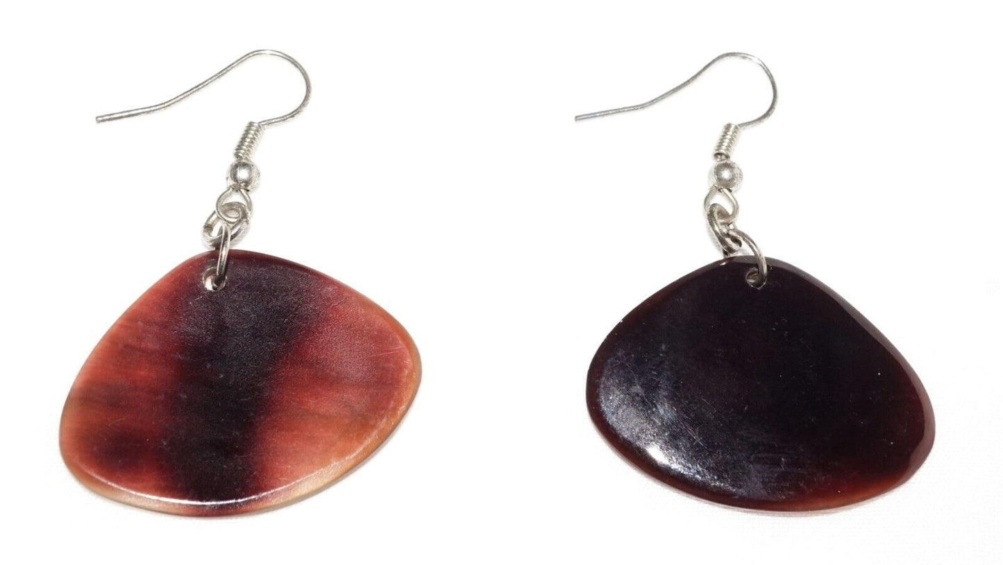 Beaded Multi Strand + Statement Coconut Shell & Bead Necklace & Earrings (MaM)7