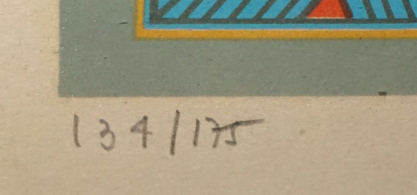 Israel Biblical Print 134/175 God Creating Eve by Heinz Seelig (1909-1992)(SaJ)