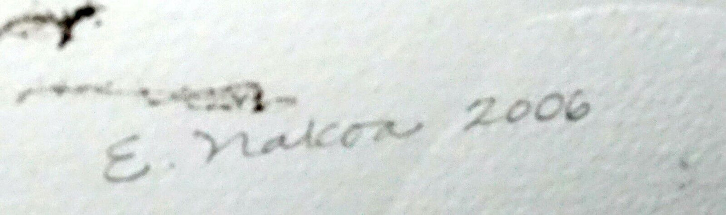 2006 US Color Litho Print 1/22 "Winter Riverside" by Elizabeth Nakoa (FeH)