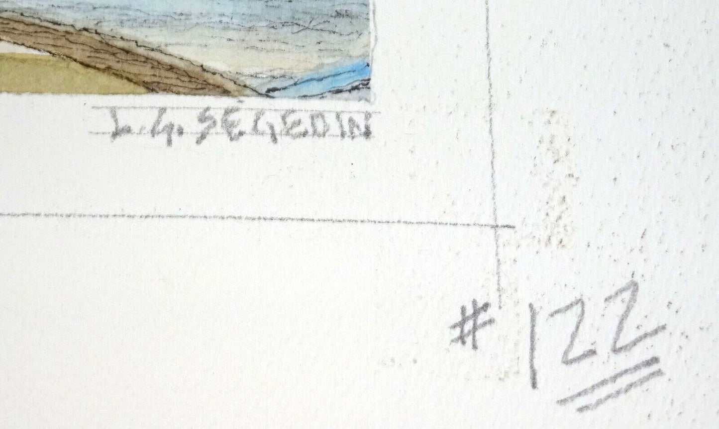 Hawaii Watercolor Painting Day Break @ Waikiki & Outrigger by by L. Segedin #122