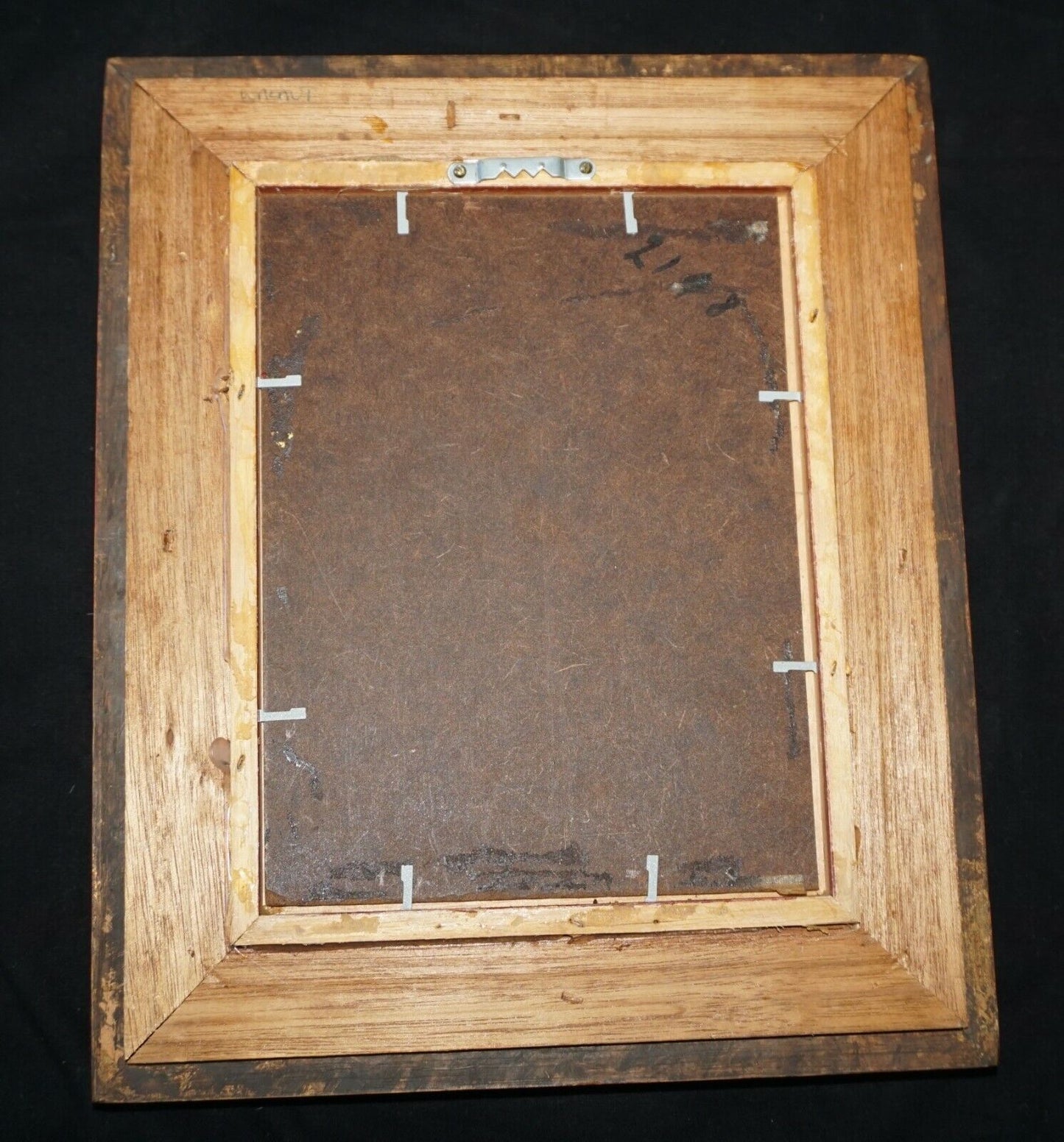 Vintage US Framed Oil Still Life Painting Walnuts by A. Hansen (FeO)
