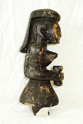 19C/20C Indonesian Nias Island Tribal Carved Ancestral Figure Statue (Eic)