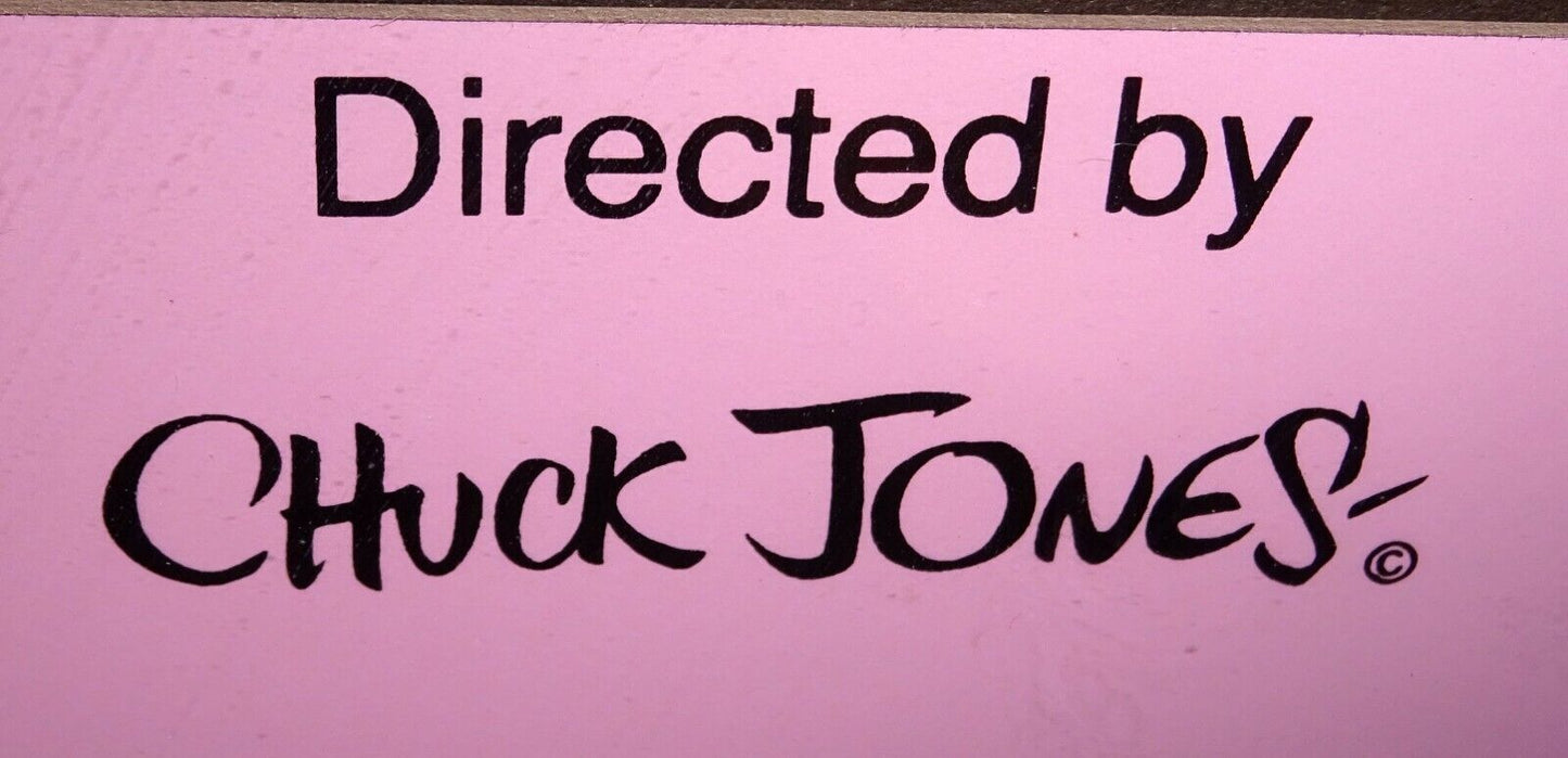 '92 US Chuck Jones Pepe Le Pew Serigraph Print Cartoon Cel Linda Jones Ent (MeG)