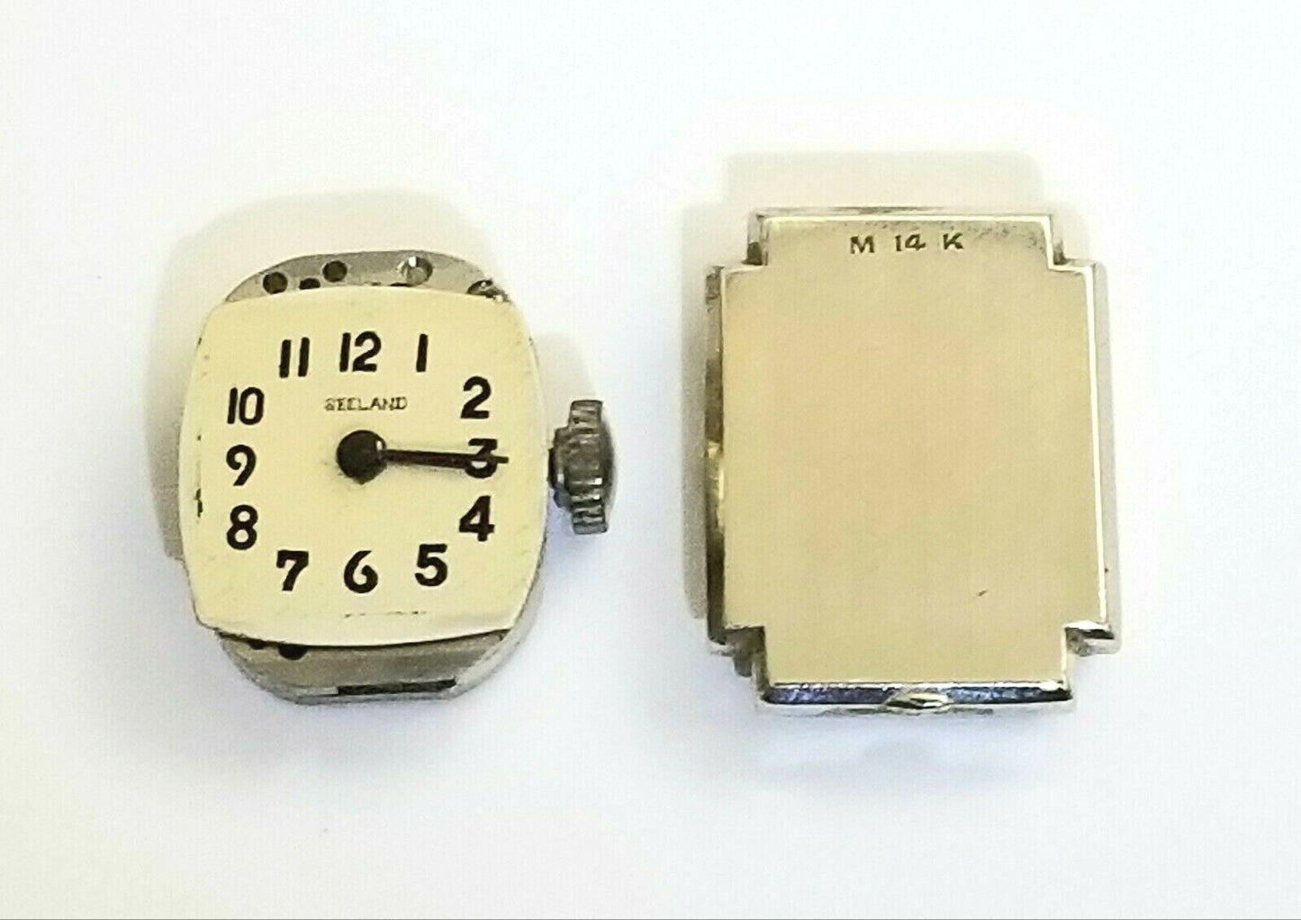 70s Swiss 14k White Gold Diamond Ladies by Seeland Baylor Watch Co. (TaE)#74
