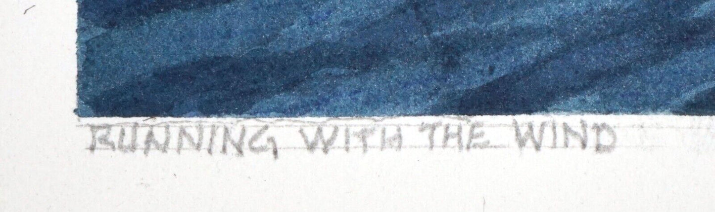 Hawaii Watercolor Painting TransPac Running with the Wind by Larry Segedin #177