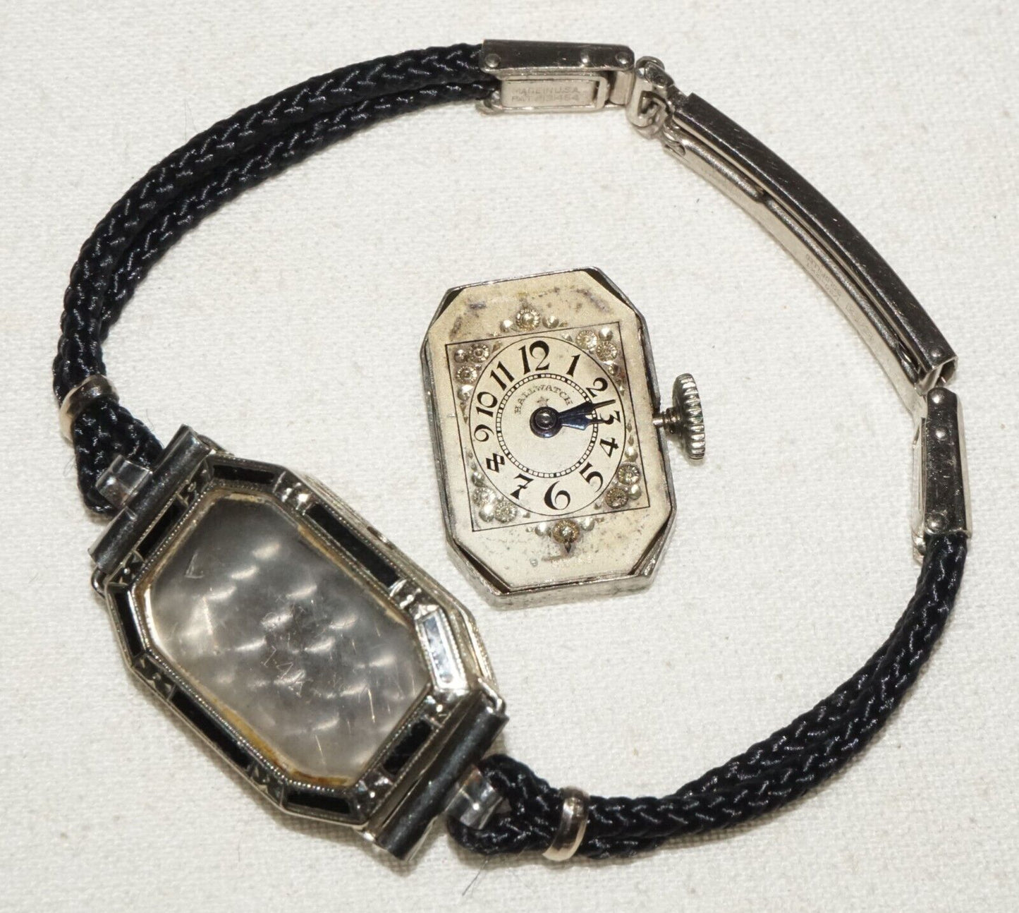 1920s Swiss 14k White Gold Ladies Wristwatch by Hoffman Watch Co. (BeM)#5