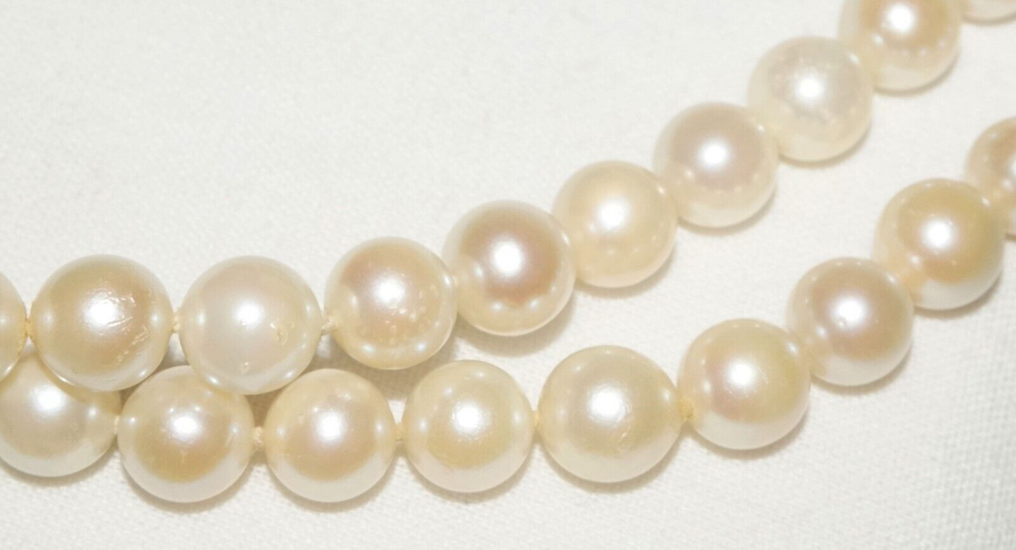 Vintage Pearl Necklace 28" no Clasp (FeD)#6