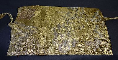 3x 19/20CT Japanese Silk Brocade Purses (Par)