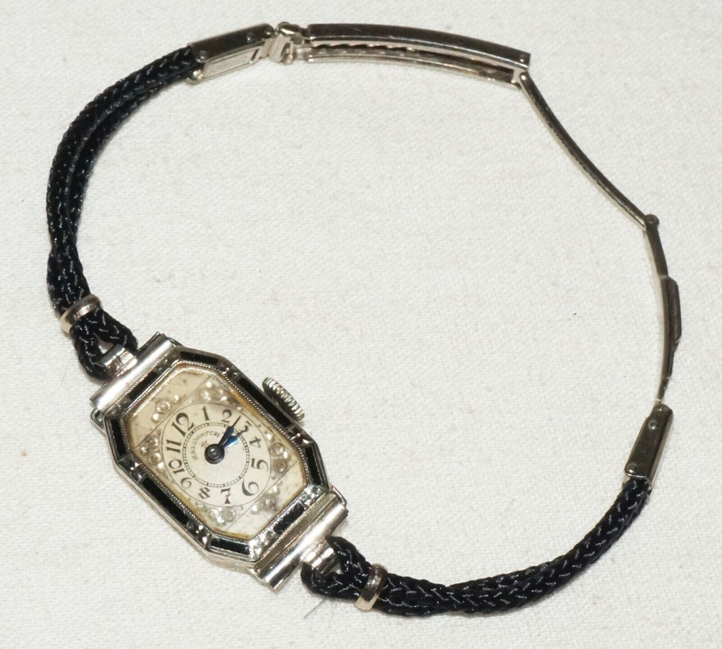 1920s Swiss 14k White Gold Ladies Wristwatch by Hoffman Watch Co. (BeM)#5