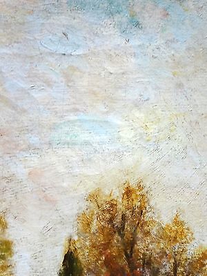American Oil Painting "Autumn Landscape" by Frederick John Mulhaupt (1871-1938)
