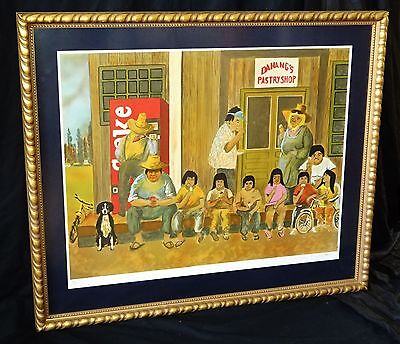 1980s French/Hawaii Color Litho 99/350 Da Hang's Pastry Shop by Guy Buffet (Hot)