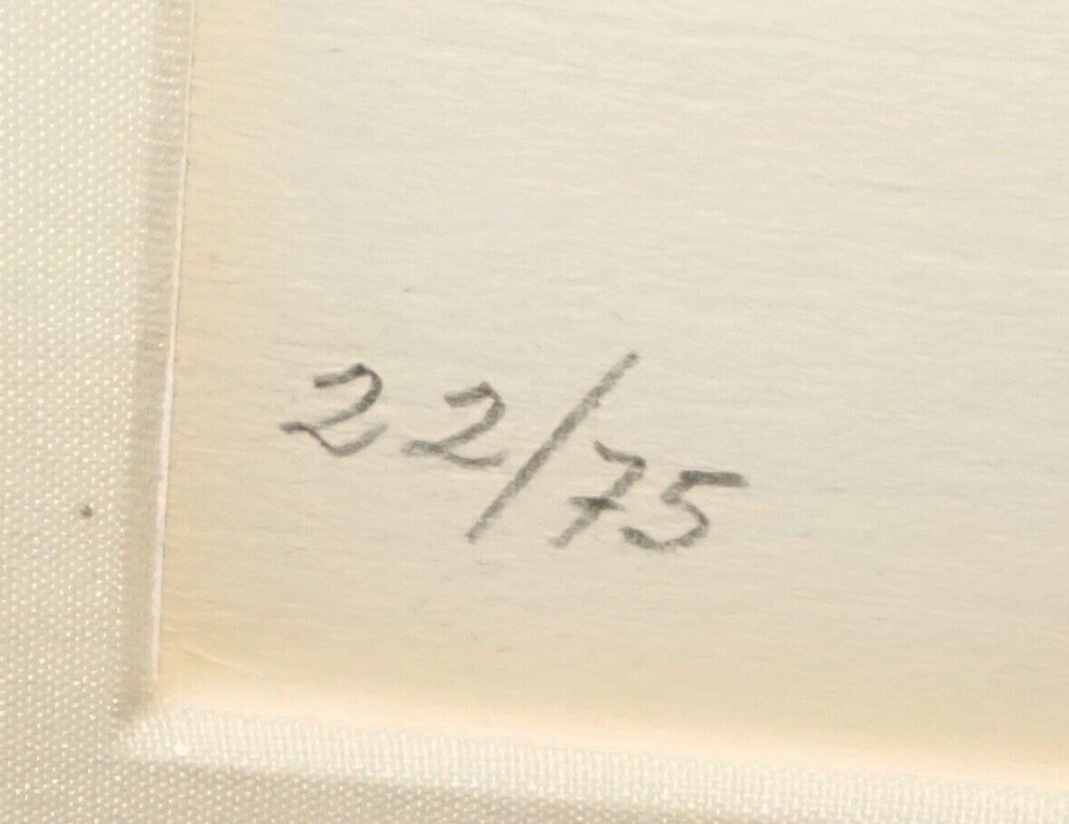 1973 Spanish Color Lithograph Print 22/75 "Oda a Joan Miró" by Joan Miro (YoC)