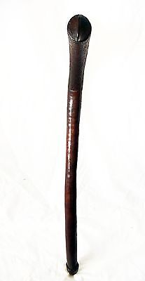 Antique Fijian Viti Wooden Carved War Club w. Kill Marks (Dil)