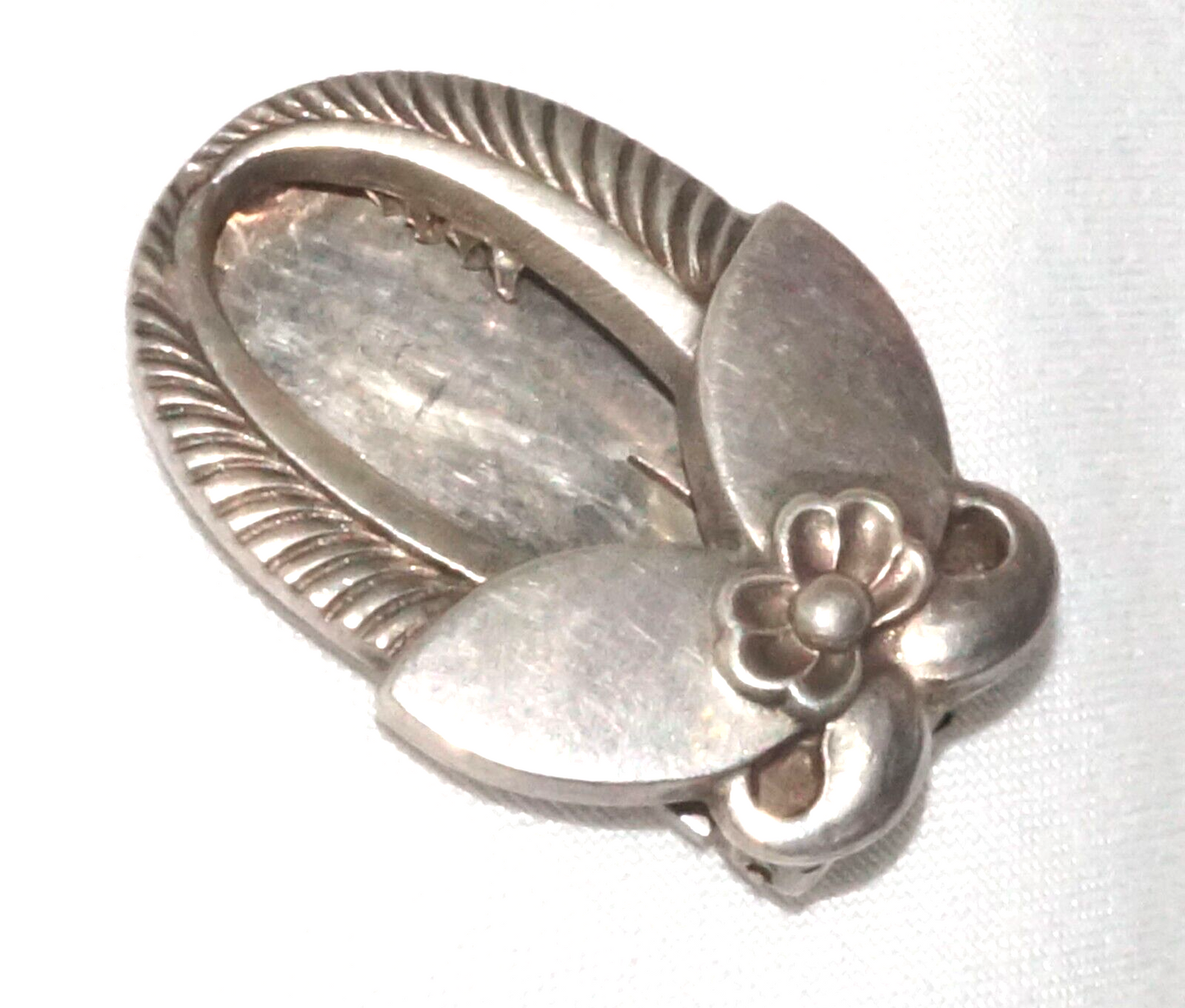 Georg Jensen Sterling Silver Cactus Brooch Clip #227 (QuC) 24