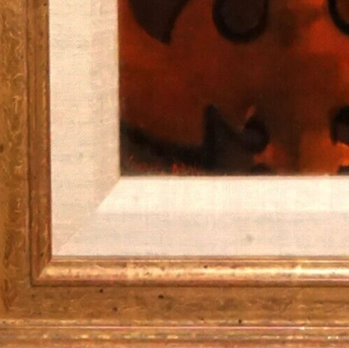 Vintage American Oil on Board Helmeted Warrior w Spear by Charles Bragg (ASL)