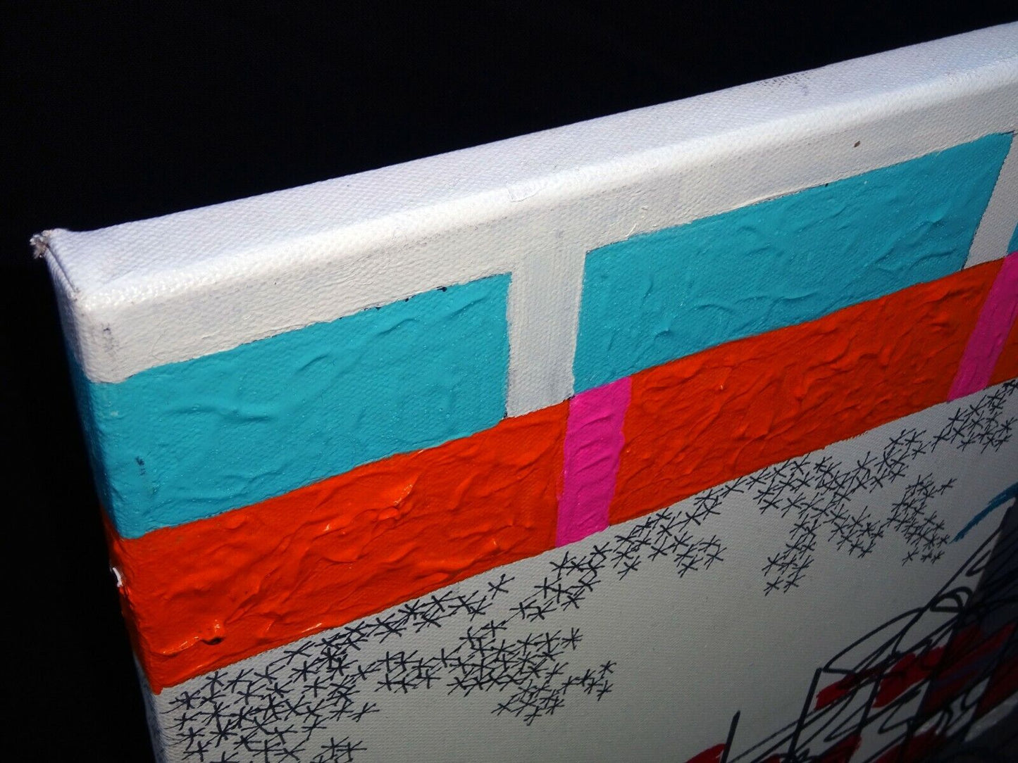 Hawaii Acrylic Mixed Media Painting No Graffiti Honolulu by Jerome Wallace (WaJ)