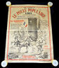 1910s FRENCH WWI ORIGINAL WAR POSTER "LE POELE POPULAIRE A BOIS" CHLEIS (Blc)