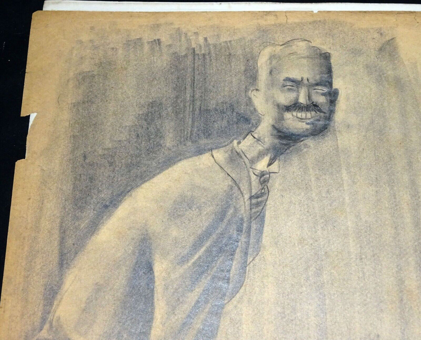 1940s Expressionist Pencil Drawings Fascist Caricatures by Boydan Baynert (CuM)