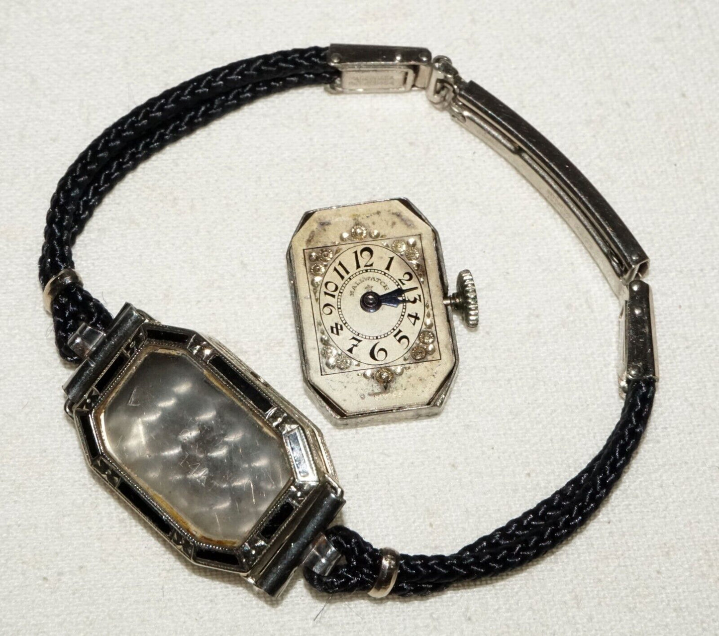 1920s Swiss 14k White Gold Ladies Wristwatch by Hoffman Watch Co. (BeM)#5