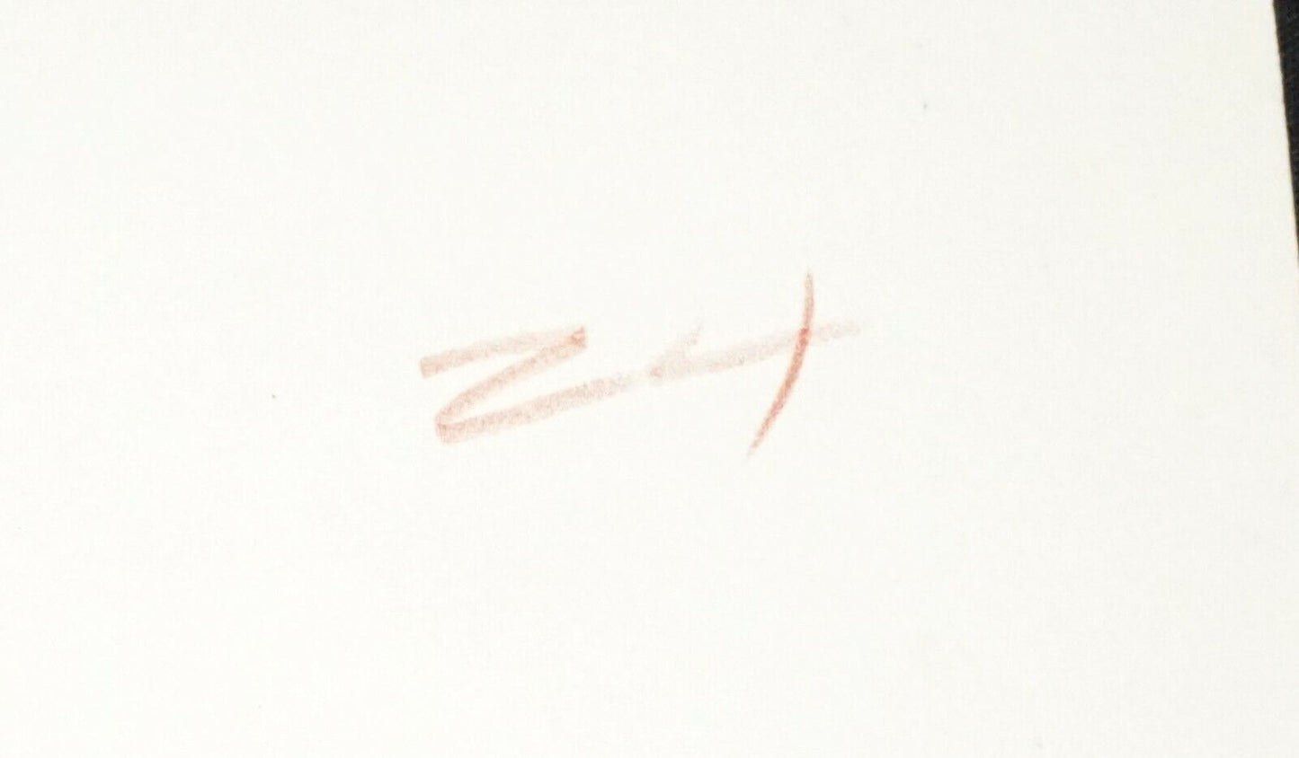 Hawaii Mixed Media Wash Painting Seated Female Nude Snowden Hodges(Sho)#124