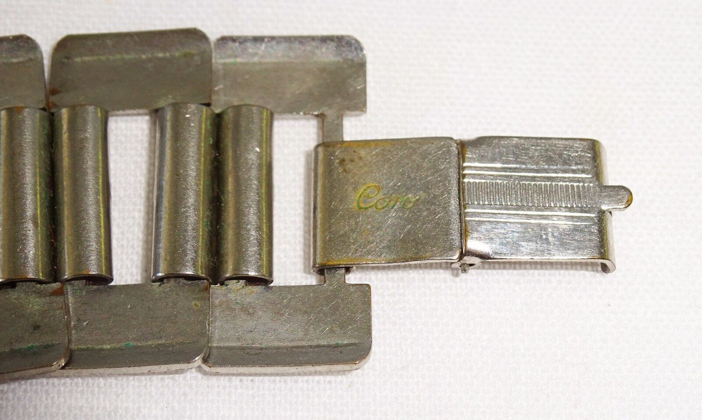 1920s US New York Art Deco Silver-plated Necklace and Bracelet by Coro (Kow)