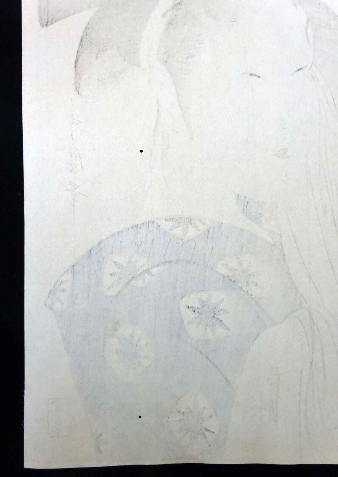 Vintage Japanese Woodblock Print Repro Kōmei Bijin Rokkasen by Utagawa (Fuj