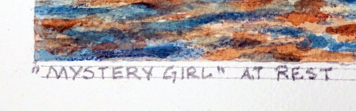 Hawaii Watercolor Painting "Sail Boat at Rest" by Larry Segedin #156