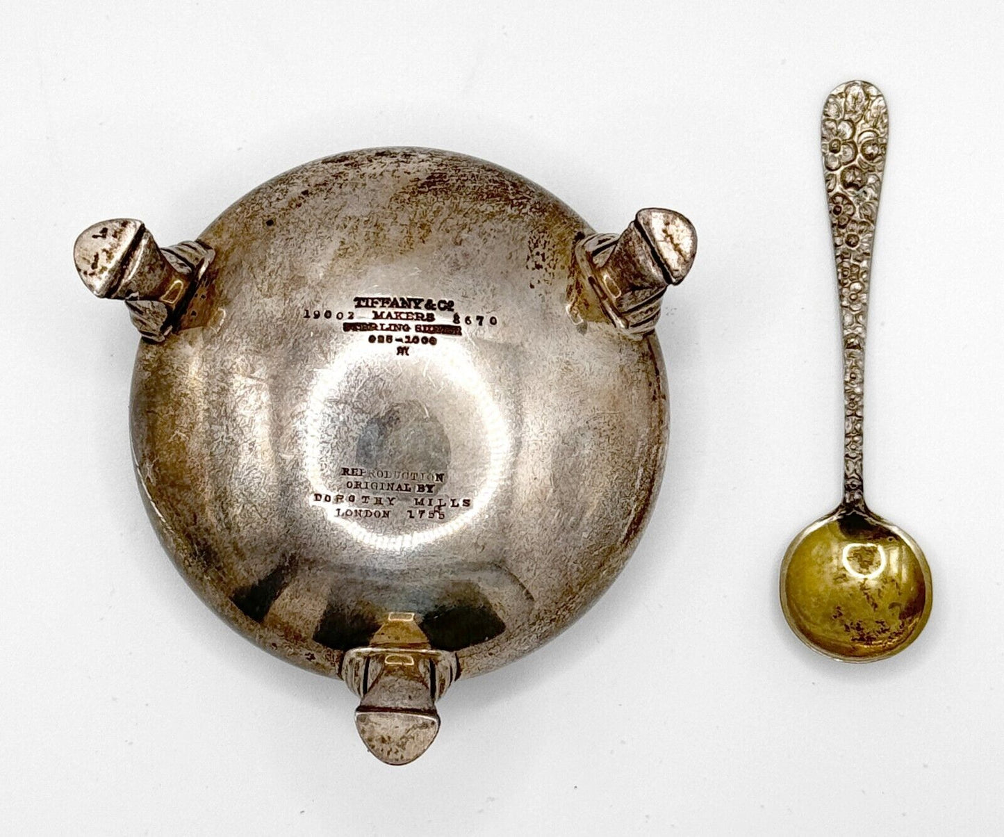 1916 Sterling Silver Tiffany & Co. Salt Cellar Model 8670 (WeP)