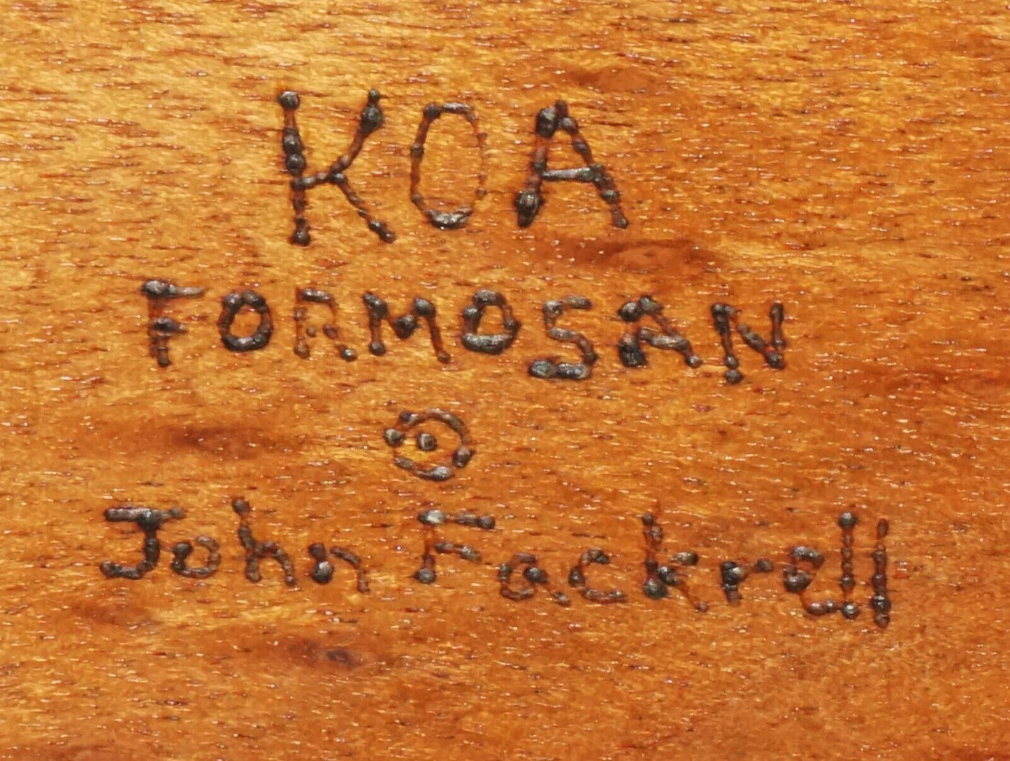 Modern Hawaii Koa Formosan Wood Bowl by John Fackrell (GoD)