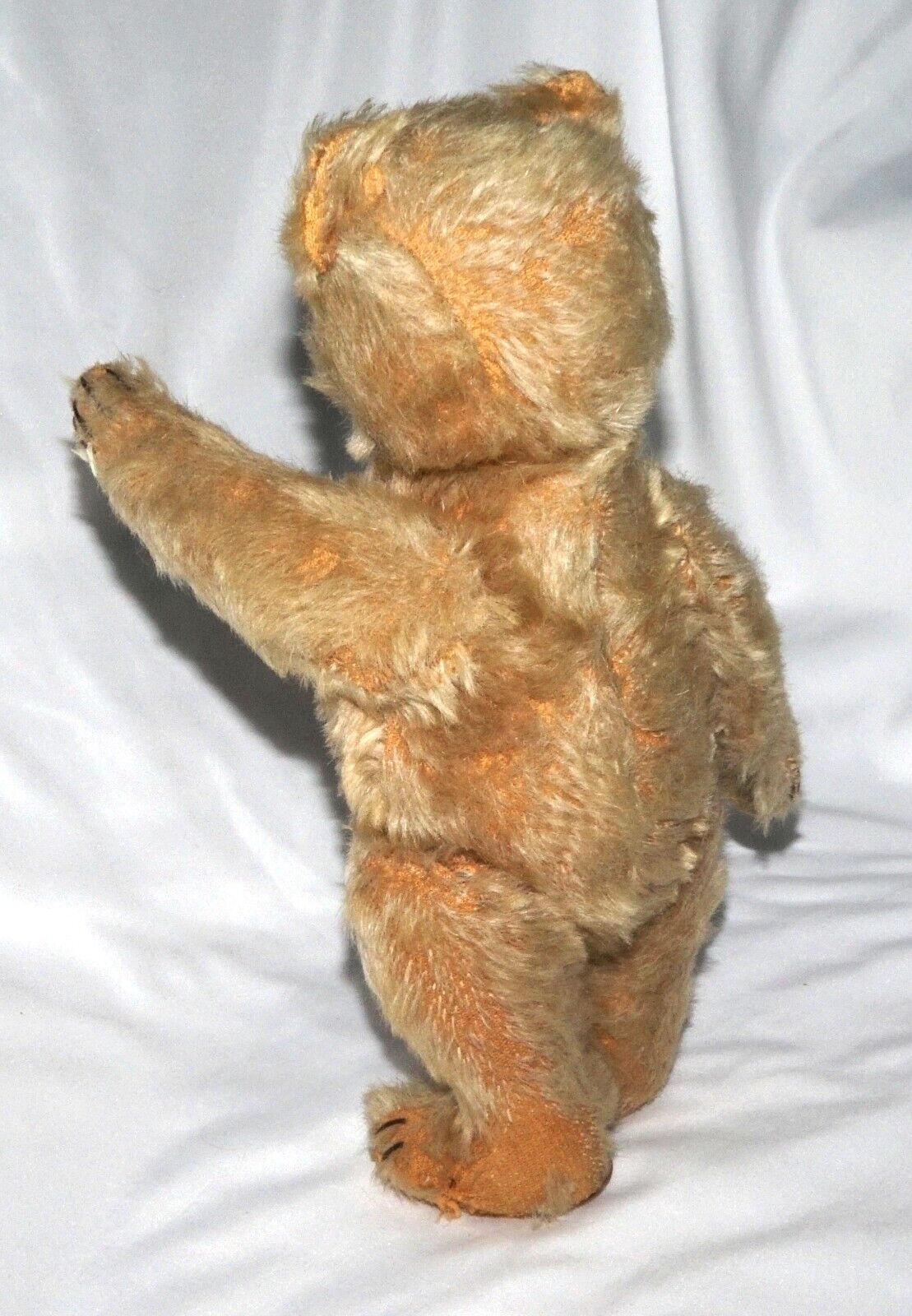 Vintage Steiff Jointed Teddy Bear with Button (Missing Eye) 9.5 inches (QuC)