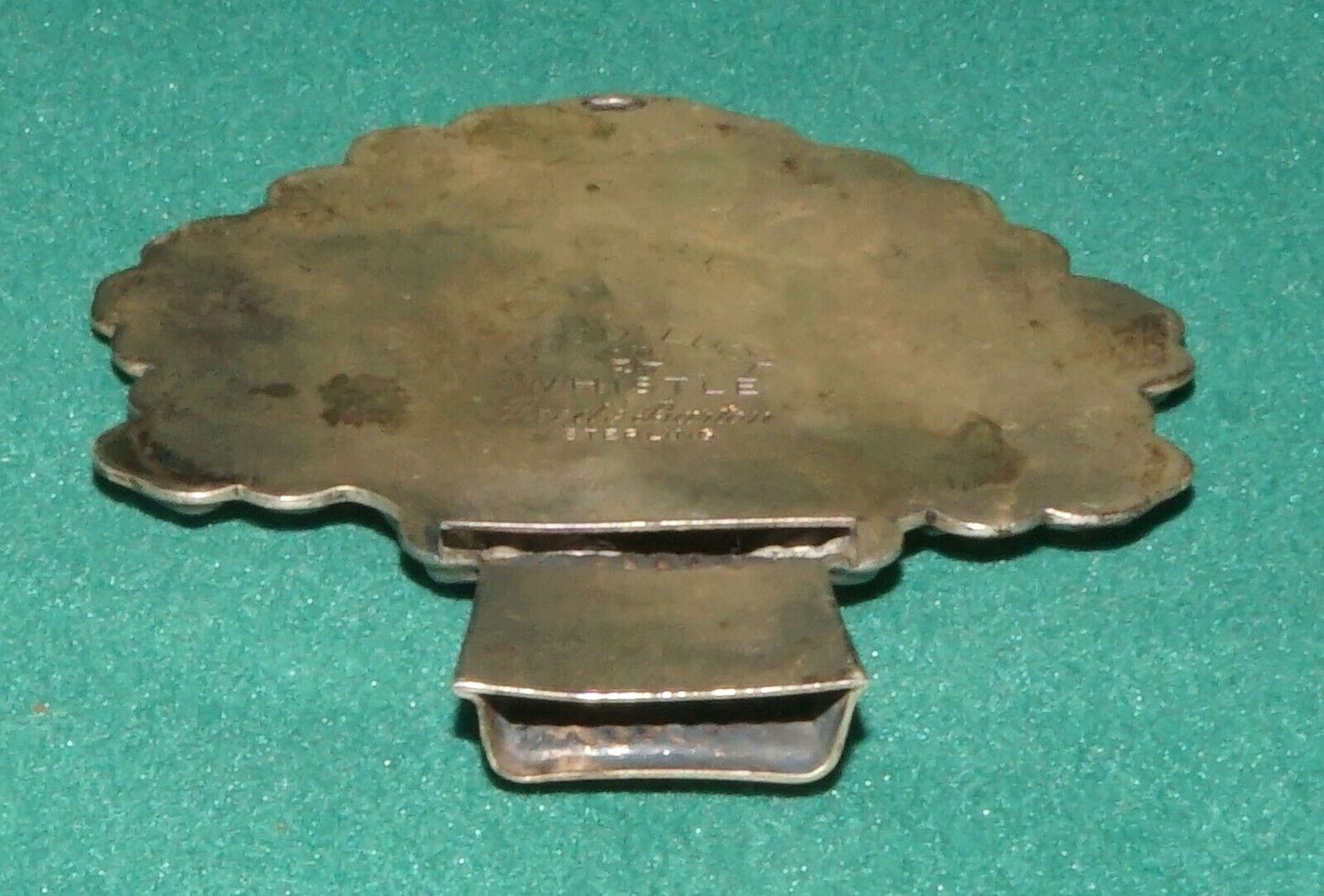 Reed & Barton Sterling Silver Good Luck Whistle Pendant (AHB)